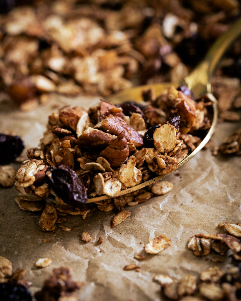 Homemade Granola with Spices and Date Molasses SpiceUp Soul
