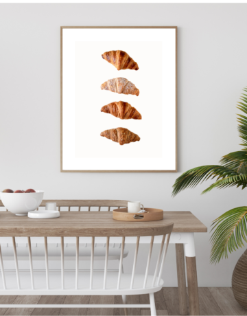 everyday croissant poster by spice up soul