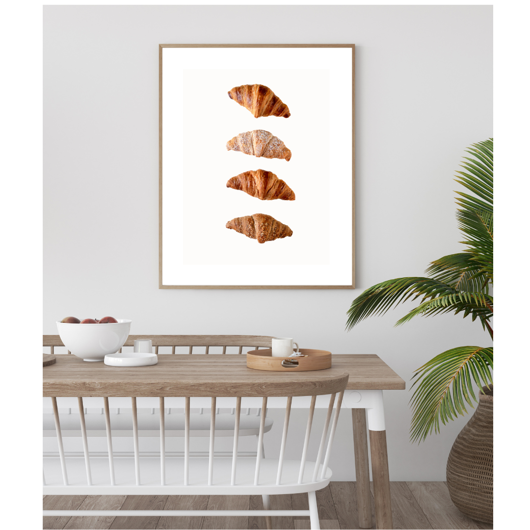 everyday croissant poster by spice up soul