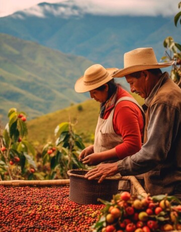 Colombian-coffee-farmer poster by spice up soul